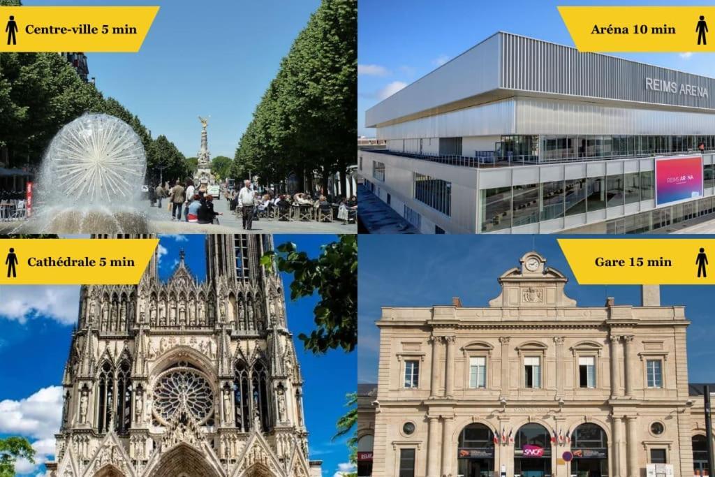 Forum Flower Spacieux T2 Au Coeur De La Ville Reims Ngoại thất bức ảnh
