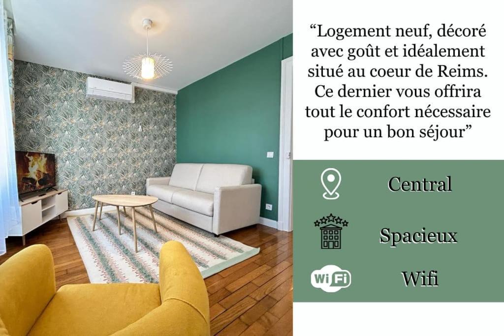 Forum Flower Spacieux T2 Au Coeur De La Ville Reims Ngoại thất bức ảnh